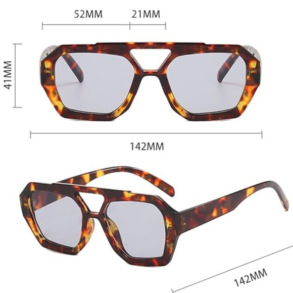 Light grey aviator sunglasses - Picture 5 of 6